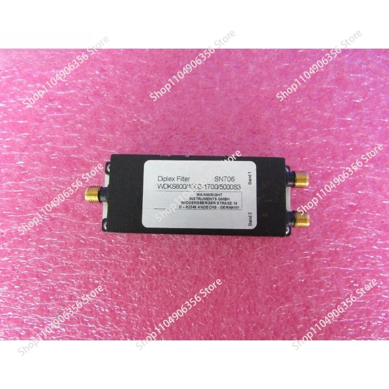 for SMA RF Coaxial, Duplexer 1.0GHz Low Pass 1.7-7 GHz High Pass Filter
