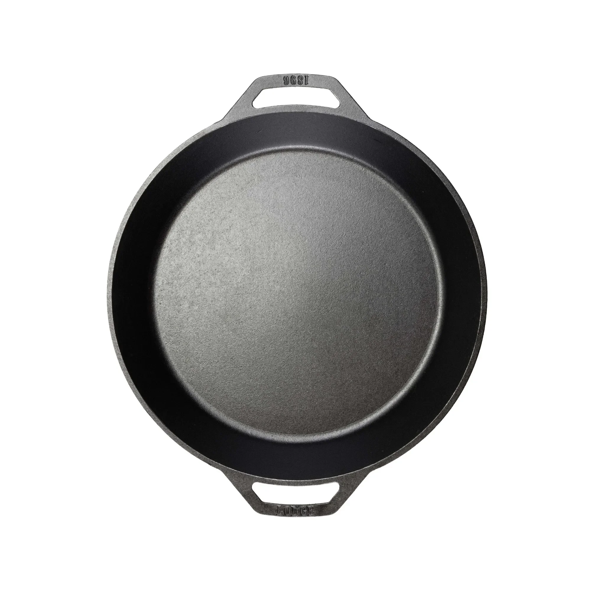 

15" Dual Handle Cast Iron Seasoned Pan