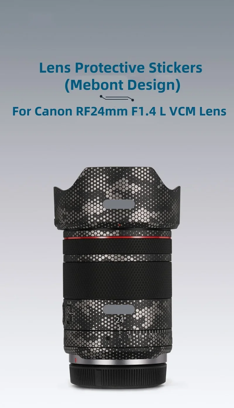 Decal Skin for Canon RF24F1.4L Lens Sticker For Canon RF24mm F1.4 L VCM Lens Skin Protector 24f1.4 Wrap Cover RF24 F1.4 Skin