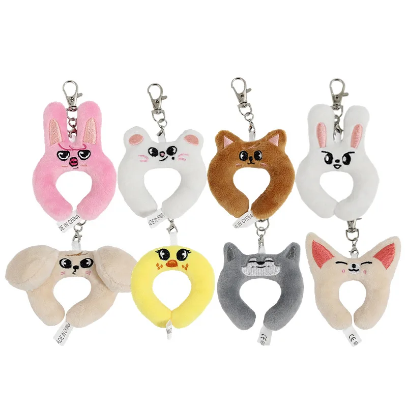 7cm nowy, uroczy breloczek w kształcie litery U, pluszowy zawieszka Skzoo dla dzieci, brelok do torby, zawieszka do kluczy, lalka, prezent dla fana SKZ na święta