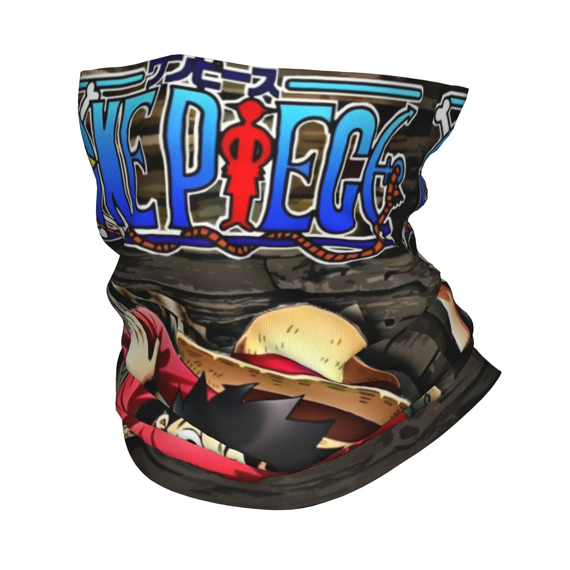 one piece anime manga luffy Wrap Scarf Merchandise Neck Cover  Bandana Multifunctional Cycling Headband for Men Women All Season