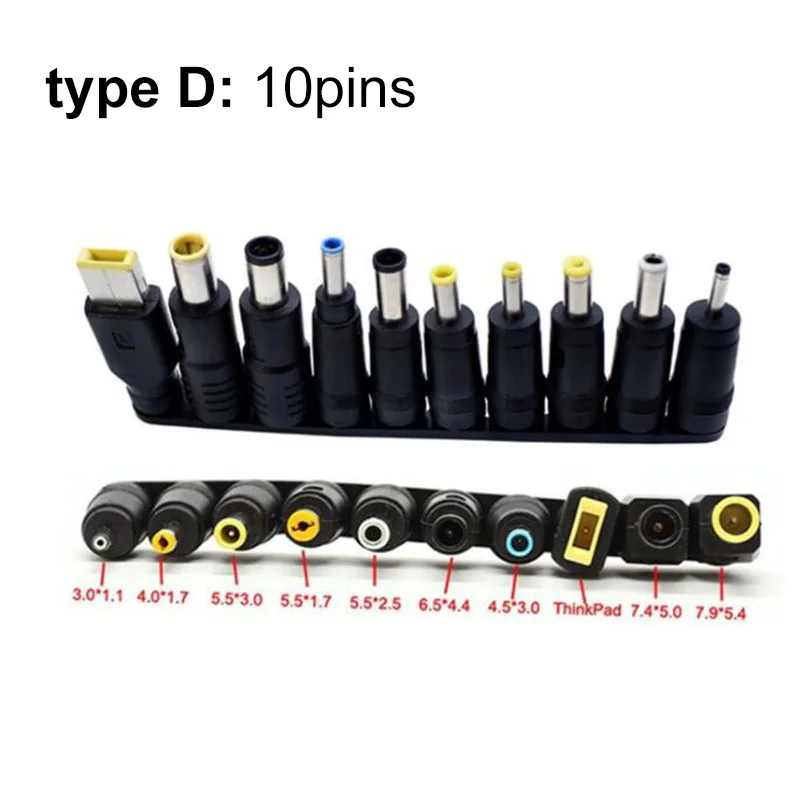 Adattatore di alimentazione CA 100 V-240 V a CC 3 V-24 V 3A Caricatore universale regolabile 5,5 mm x 2,1 mm a punte jack maschio multi-tipo G3