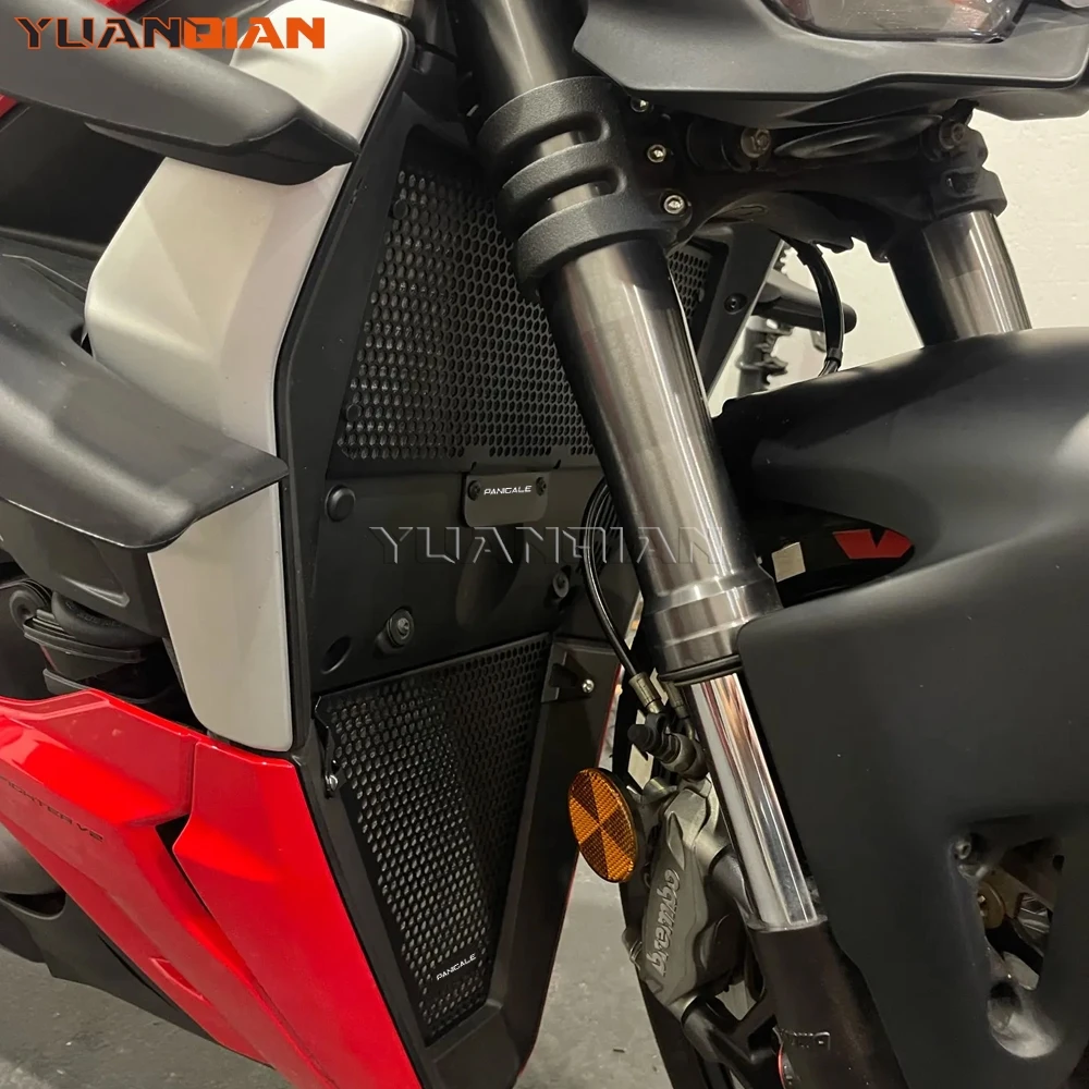 

For DUCATI Panigale 899 959 1199 1299 V2 Motorcycle Accessories Radiator Guards Grille Grill Cover Oil Cooled Guard Protector