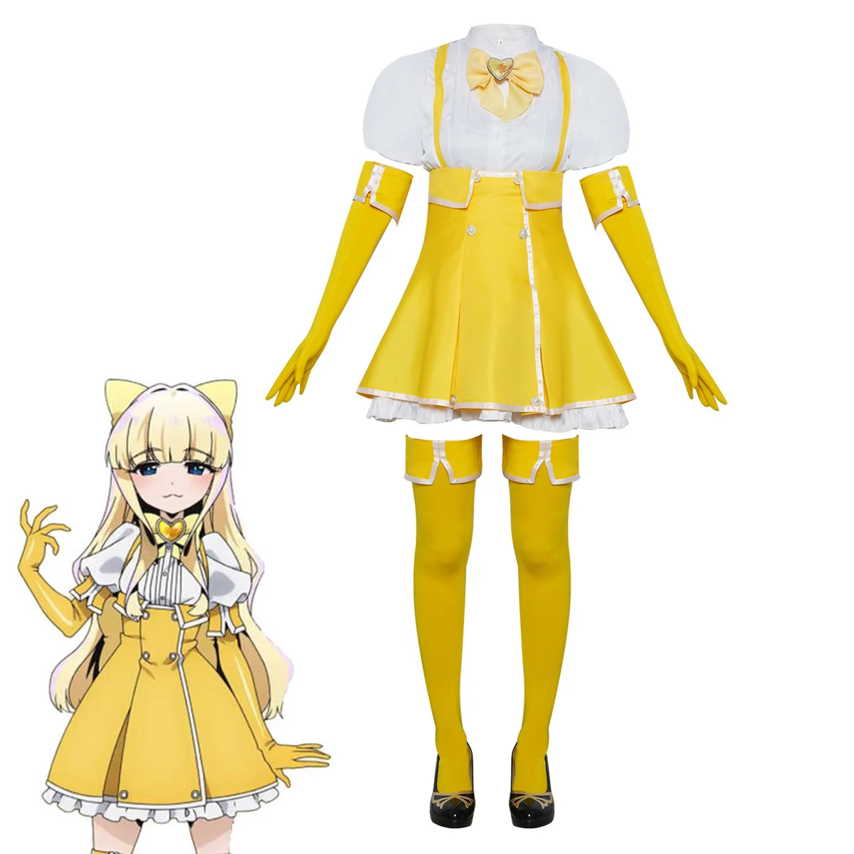 

Tenkawa Kaoruko Cosplay Costume, Magical Girl Aspirations Anime Cos Outfit