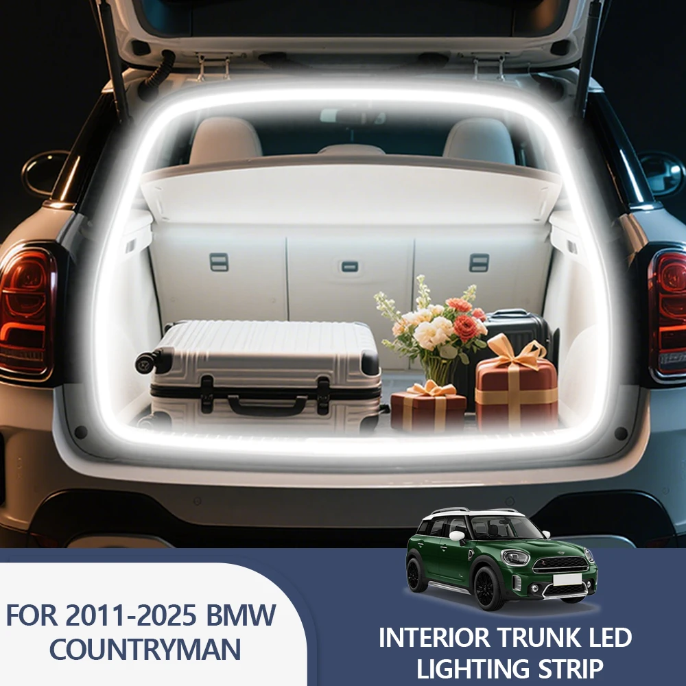 

Светодиодная лента для багажника BMW COUNTRYMAN 2011-2025: Декоративная подсветка салона и багажного отсека, атмосферная подсветка багажника