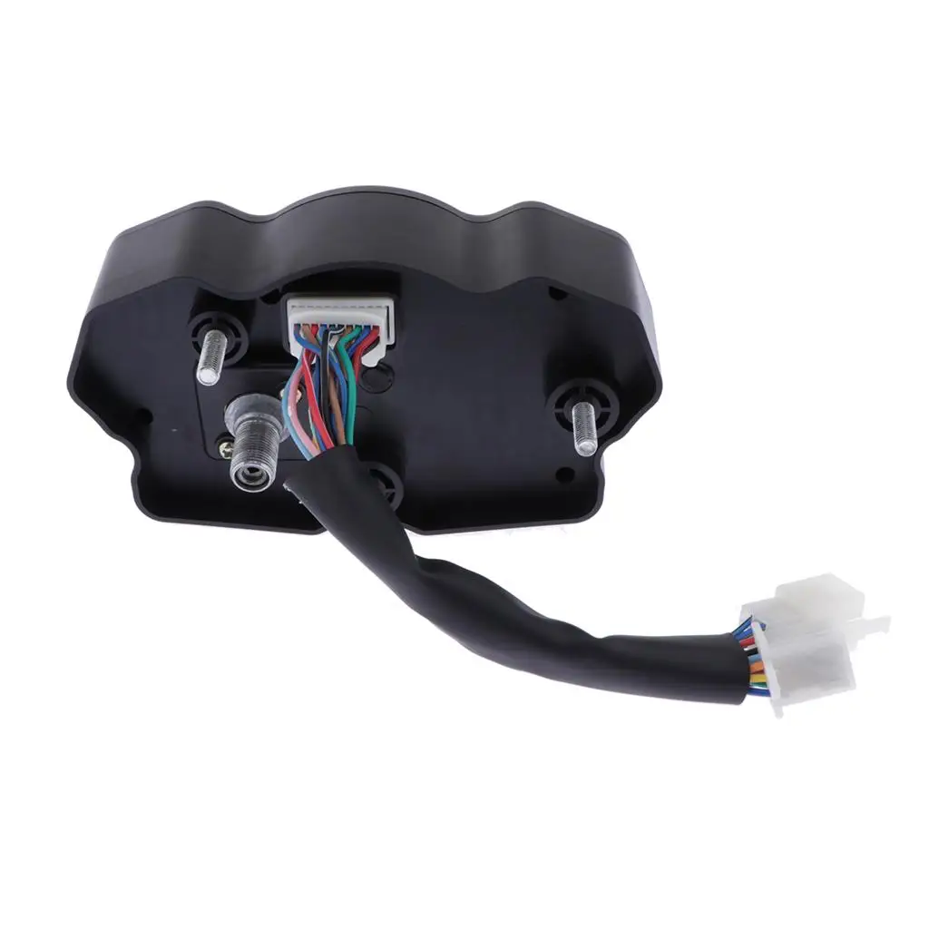 Waterproof LCD Digital Speedometer Cluster Tachometer Odometer ABS Plastic Durable Universal for Motorcycle 12V Accessories