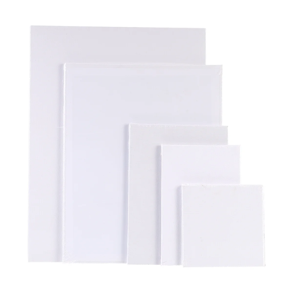 

10 Pcs Cotton Oil Painting Board Pure Canvas Artist Drawing Boards Square Flower White Child