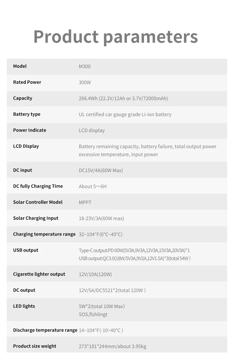 OEM Portable Solar Generator Power Station 300W 600W For Home 220V Ac Dc Pure Sine Wave Power Bank Station Outdoor power supply