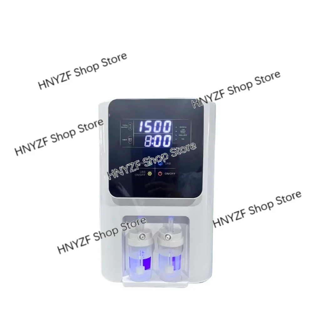 Dropshipping PEM 1000ml 1500ml 2000ml 3000ml Brown Gas Hydrogen Gas Inhaler Hydrogen Inhalation Machine H2 Generator Machine