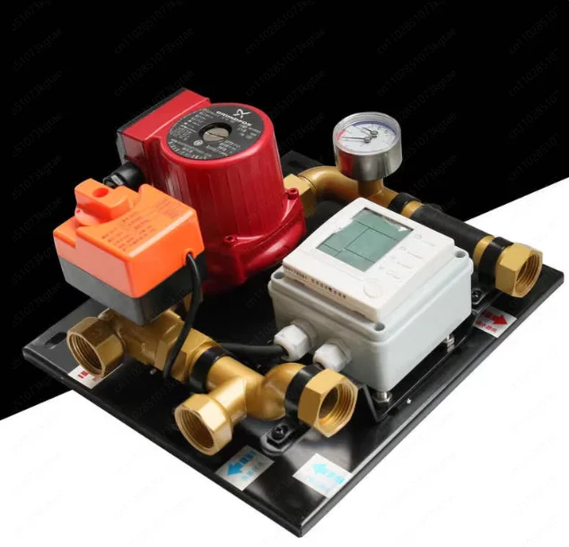 Floor heating automatic water mixing center manual water mixing to increase hot water circulation automatic temperature control