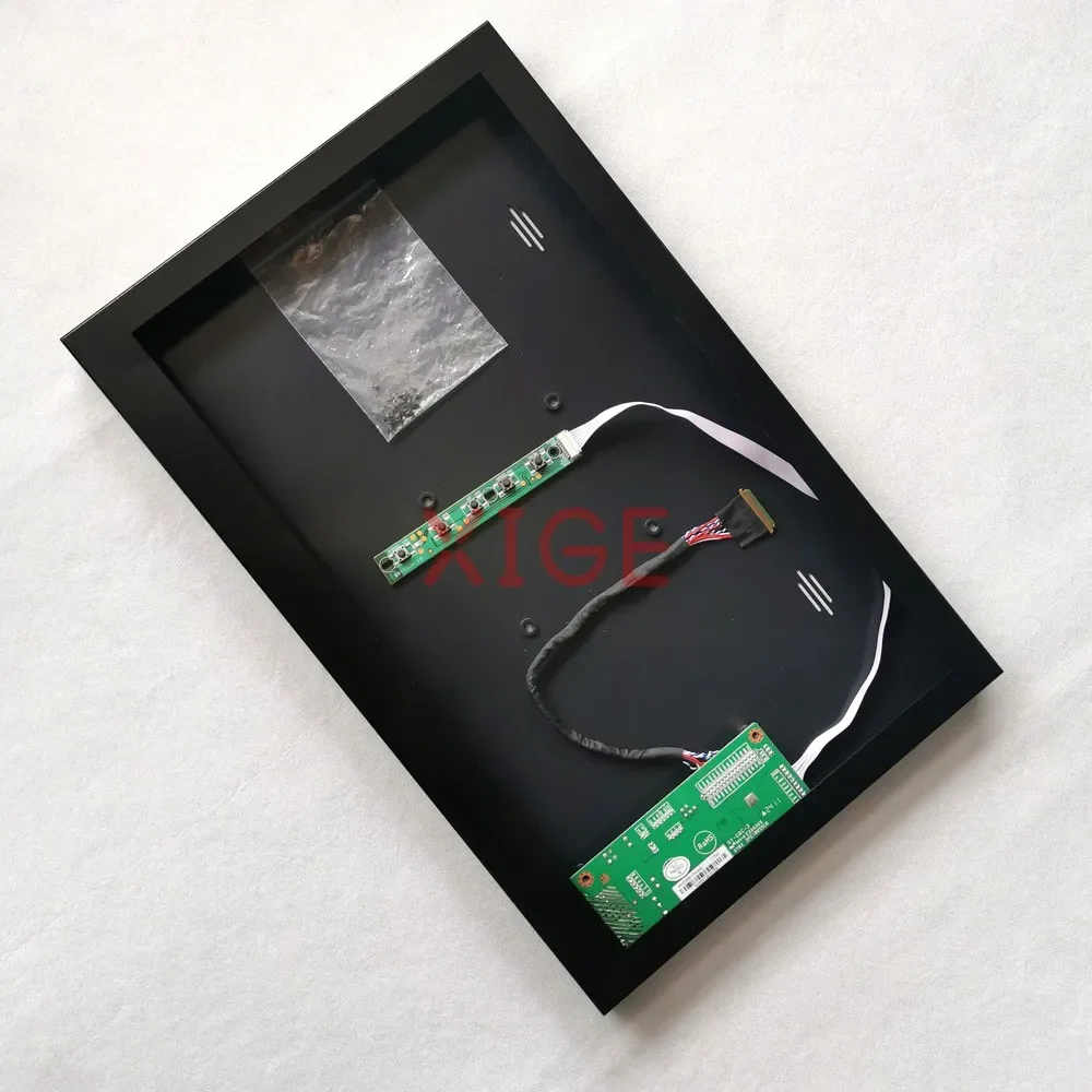 

Для B156HW01/B156HW02/B156HW03 плата драйвера + металлический корпус 15,6 "HDMI-совместимый VGA портативный дисплей DIY Kit 1920*1080 LVDS 40-контактный
