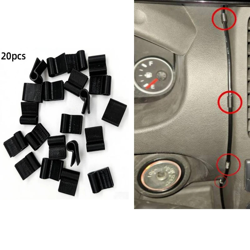 Útiles para automóviles: Clip para cables con diámetro ≤ 4.0 milímetros, sujetador para uniones de paneles interiores, organizador inteligente de cables de alimentación.