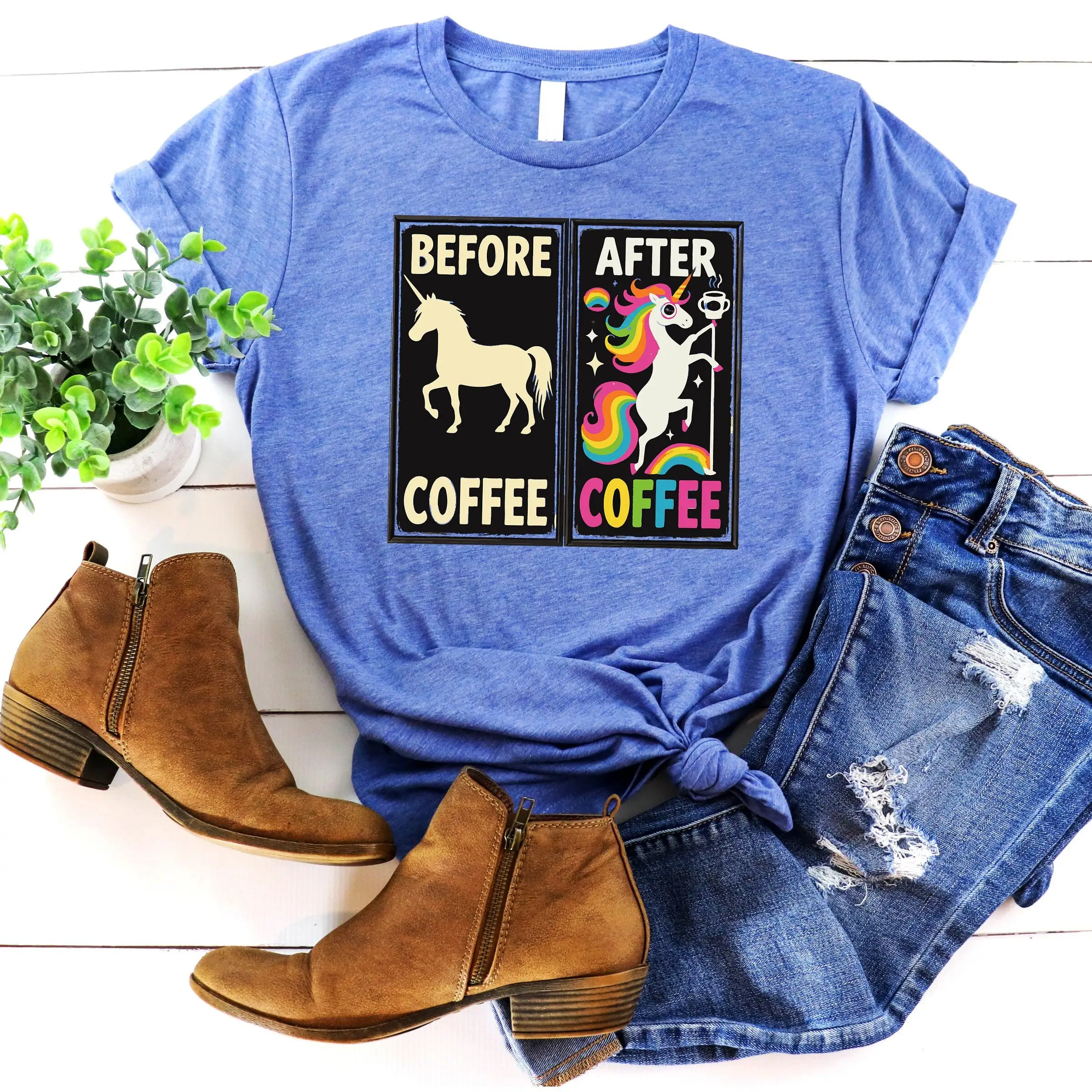 

Милая кофейная футболка для влюбленных, забавный наряд с добавками животных, с Днем