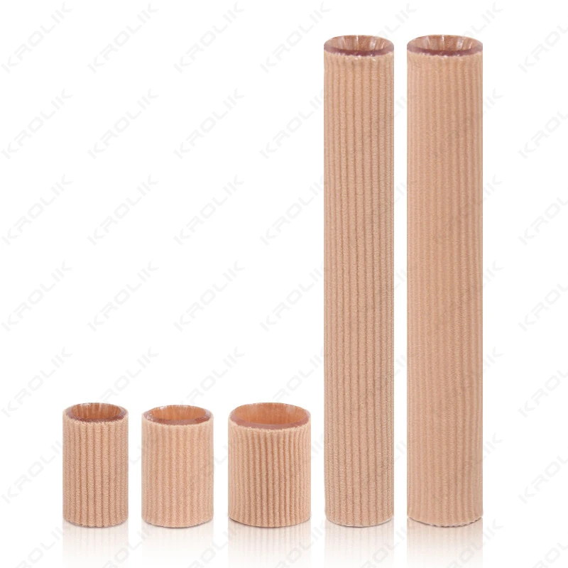 Correcteur de doigts pieds correcteur semelles tissu Gel Silicone Tube oignon orteils séparateur de doigts séparateur protecteur 2/1 pièce