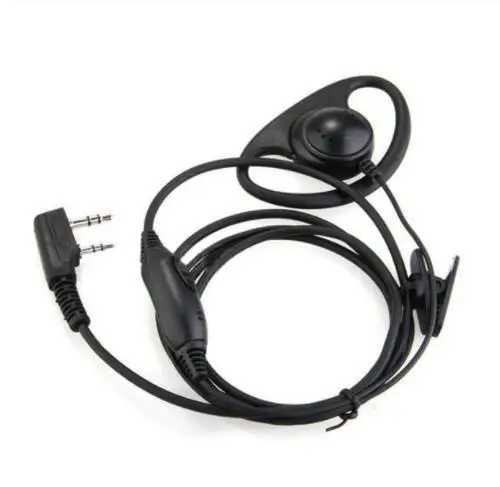 Walkie-talkie imitation D hanging earphone TK double needle imitation earhang for Baofeng/Kenwood /HYT and so on