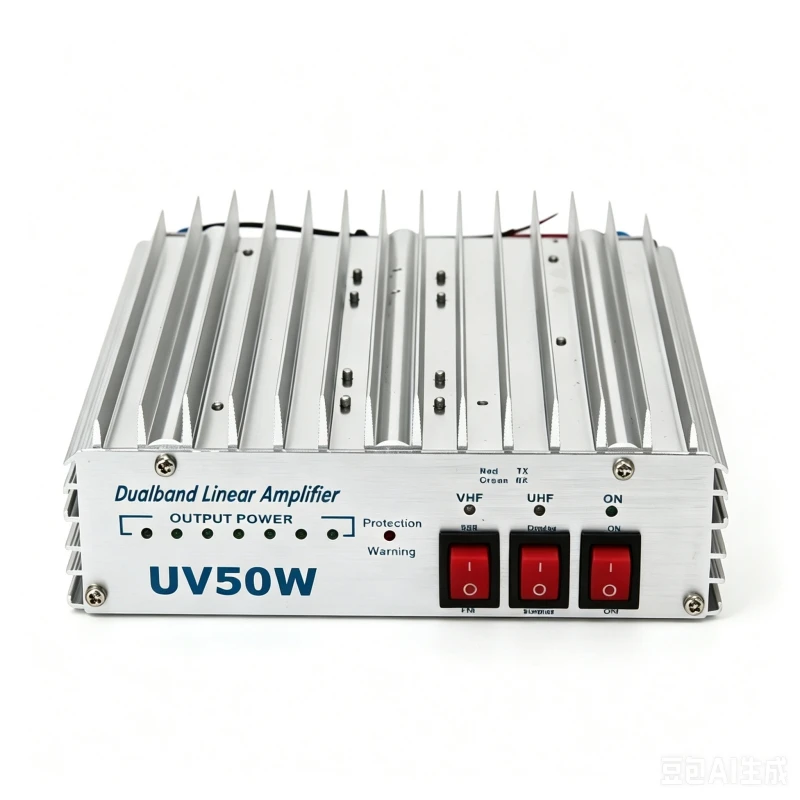 Dual band VHF/UHF Linear high power Amplifier for radio