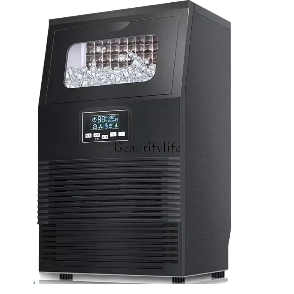 Ice Machine Commercial Nissan 40kg-68kg Large Automatic Square Ice Cube Making Machine