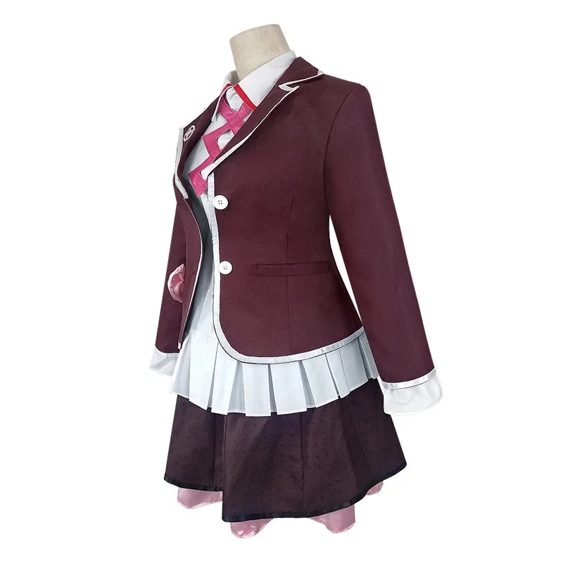 

2025 11 игра Danganronpa косплей Utsugi Kotoko костюм женский JK школьная форма костюм юбка головные уборы Хэллоуин карнавальный наряд с