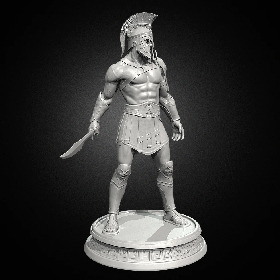 Kits de modèles de soldats en résine, hauteurs globales, 55mm, 75mm, 90mm, figurine incolore et auto-assemblée (impression 3D) TD-7572/3D