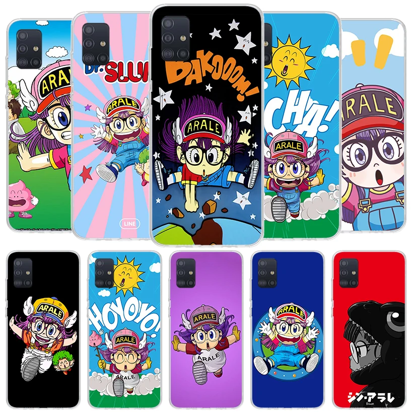 Dr Slump Arale Anime Cover Phone Case For Samsung A51 A41 A31 A21S A71 A50S A40 A30S A20E A10S A6 A7 A8 A9 Plus Soft Fundas