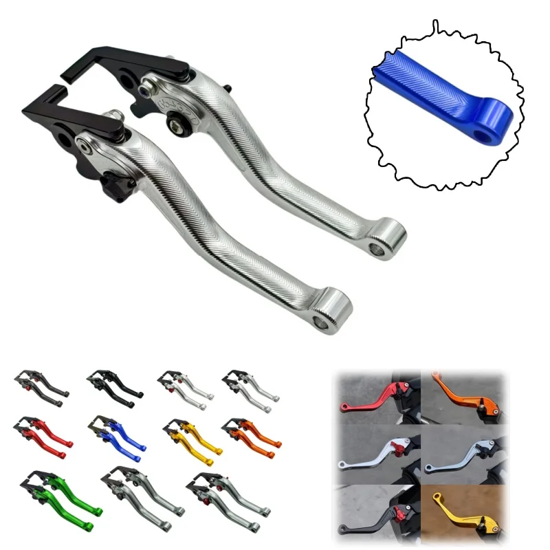 3D Clutch Lever Brake Lever Set For Kawasaki ZXR400L 1991 1992 1993 1994 1995-2003 Adjustable Handle Levers Motorcycle Parts