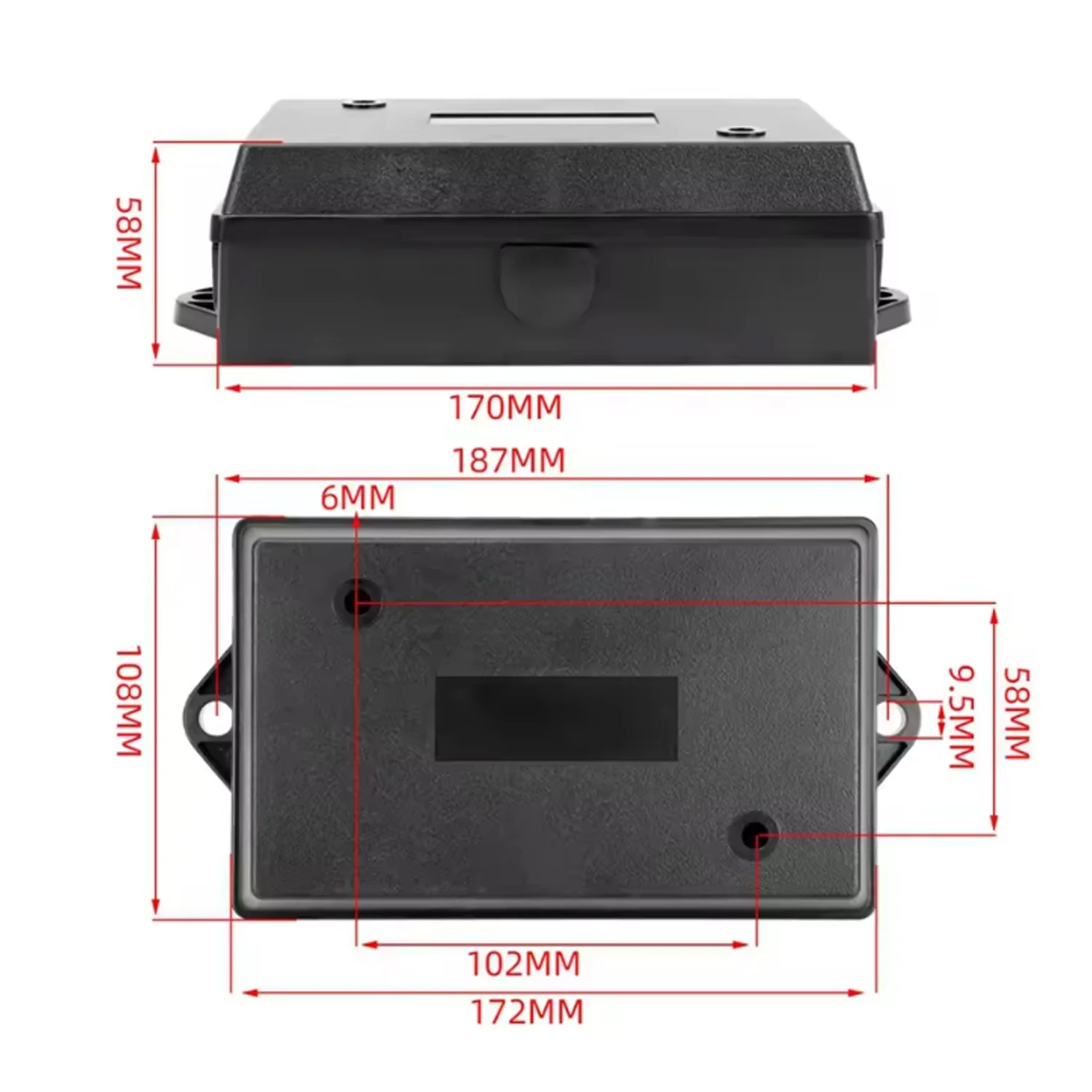 14 Way Trailer Junction Box  RV Light Cord Plug Wiring Block Holder Universal, for RV Camper Trailer Light Rewiring