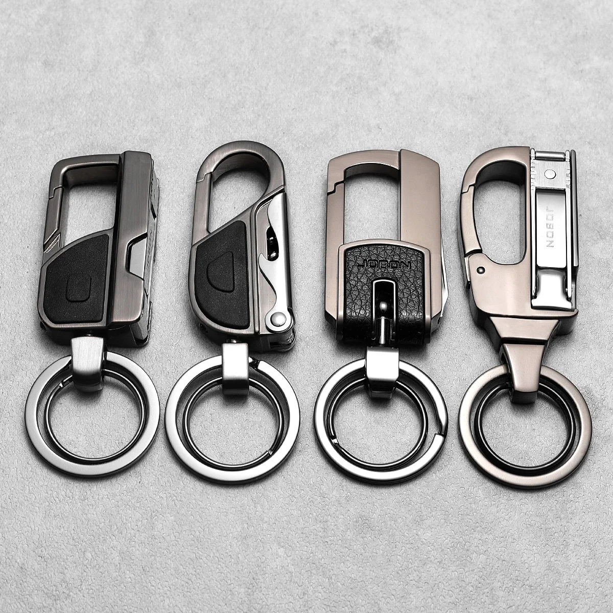 Luxury Key Chain Car Key Ring Holder Folding Clipper Knife EDC Tool Durable Keychain for Men Accessories Xmas Christmas Day Gift