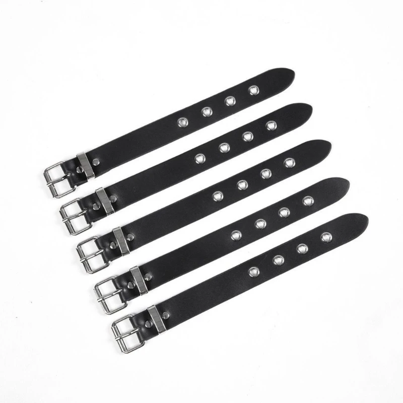 Fashion Wide Strap Bracelet Adjustable Length Bracelet Suitable for Punk Party image 3