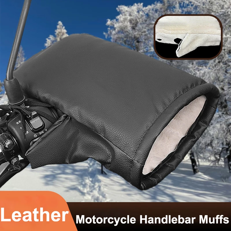 

Motorcycle Handlebar Muffs Winter Equipment Mitts Warmer Gloves Waterproof Handmuffs Bicycle Handle Cover Hand Covers Warmers