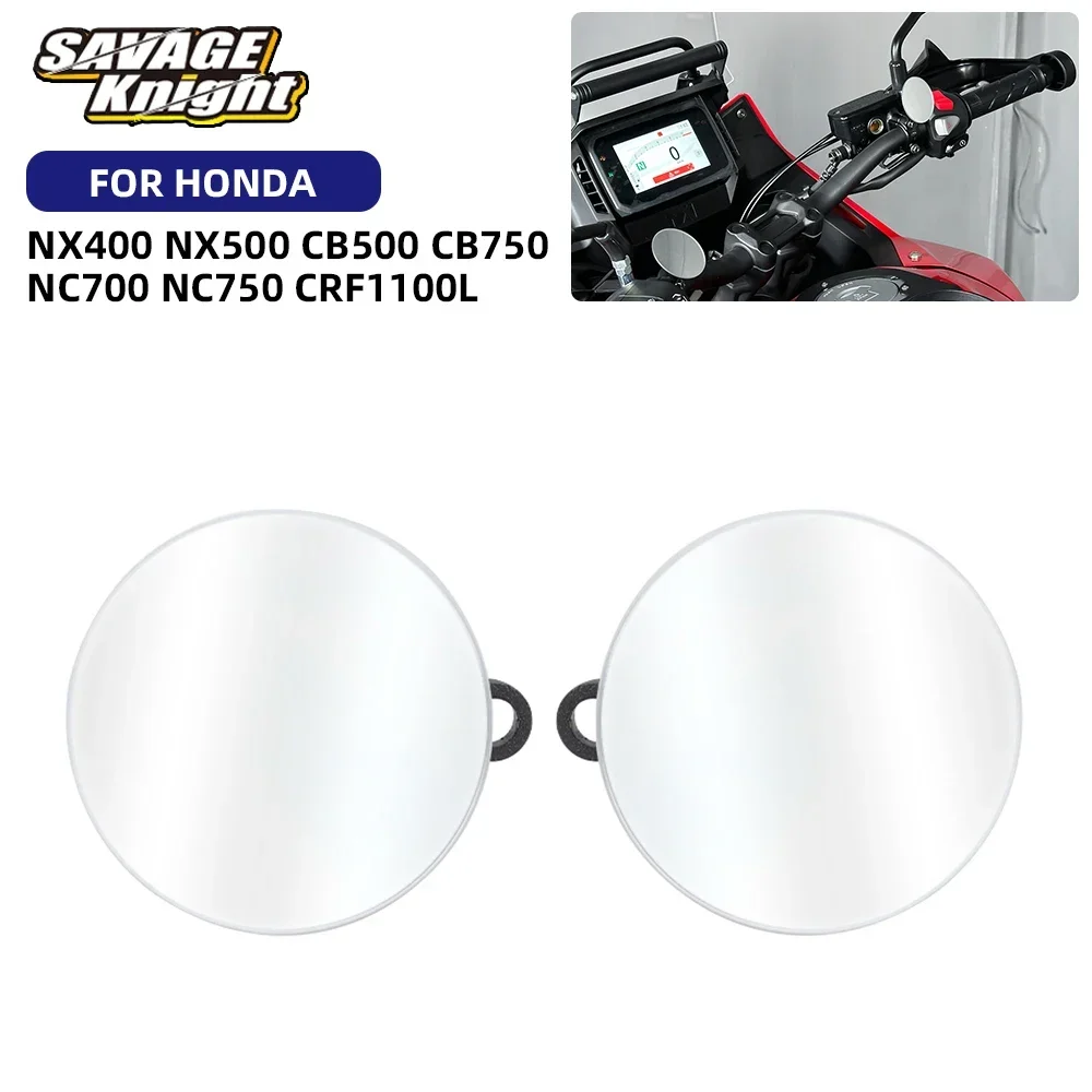 For Honda NX400 NX500 2024 Adjustable Rearview Blind Spot Mirrors Side Mirror CB500 CB750 CB600F CB900F Hornet 750 NC 750 700