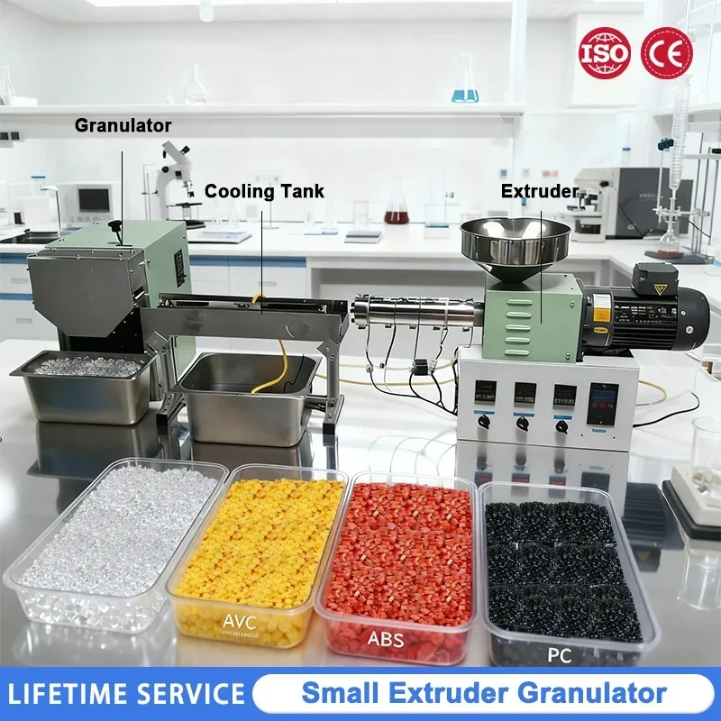 Extruder Plastic Granulator for 3D Printing High Efficiency Laboratory Use - Efficient Plastic Modification Formula Consumables