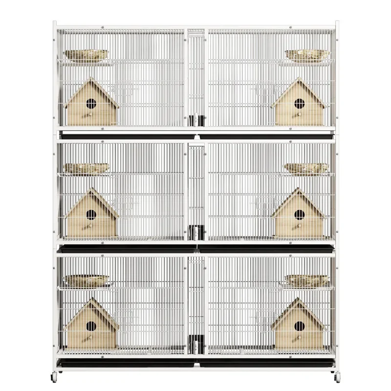Pigeon cage Breeding bird Household breeding Foldable carrier pigeon with partition Pigeon nest Chicken cage Duck