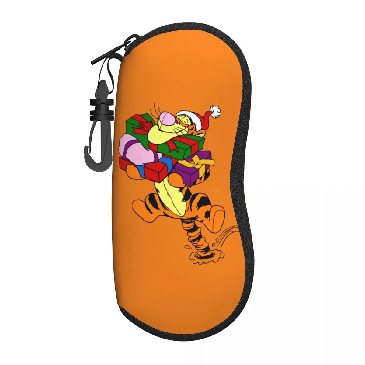 Winnie The Pooh With Friends Tigger Custodia per occhiali Custodia per occhiali da sole originale Uomo Donna Copri occhiali da esterno Borsa per occhiali classica