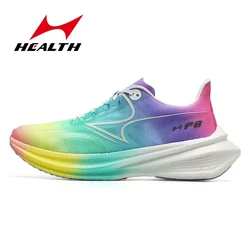 Health Men Professional Marathon Shoes Wet Ground Anti-skid Carbon Plate Ultra Light Speed Running Training Sneakers