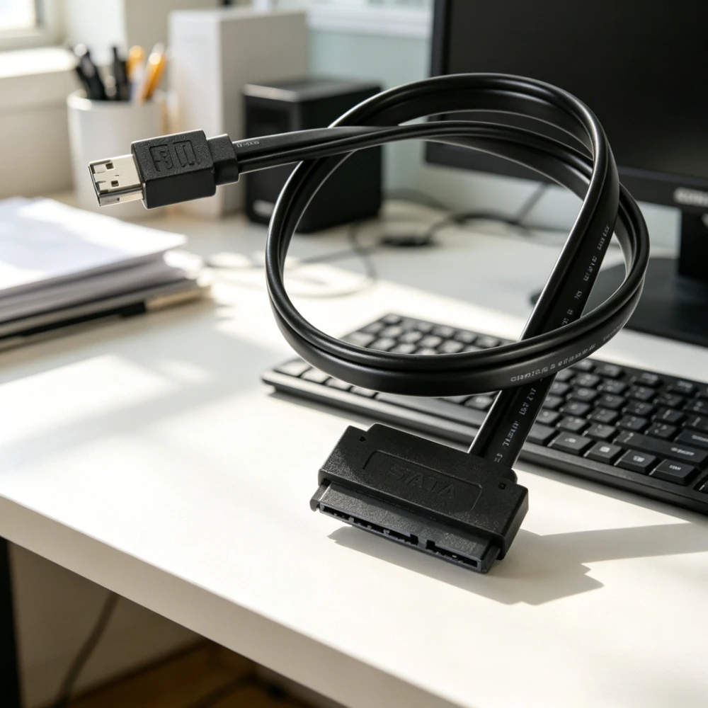 Hot Selling New Dual Power ESATA USB 5V Combo to 22Pin SATA USB Hard Disk Cable High Quality 1PCS 50CM Cable