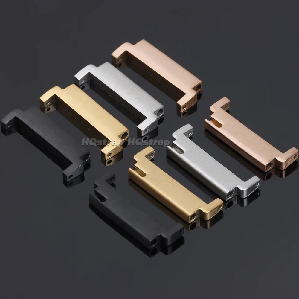 2pcs Strap Adapter Watch Band Pin Connectors 20mm To 18mm 20mm 22mm To 22mm 22mm To 20mm Quick Release Spring Bars Accessories