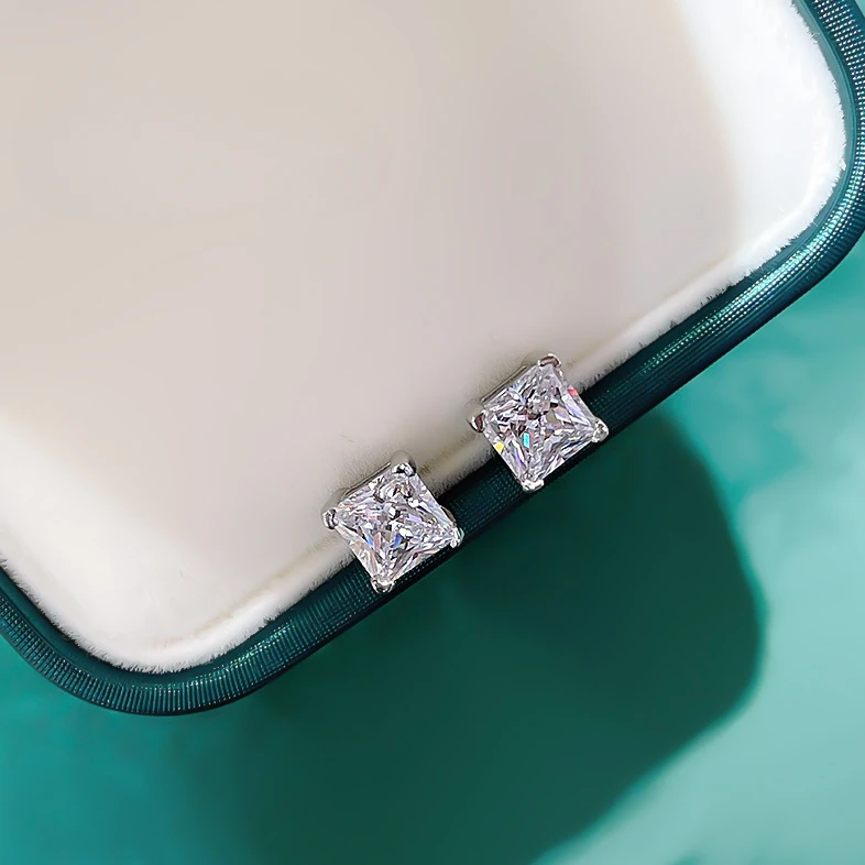 

Yellow Diamond Earrings for Women's Jewelry Design High Grade Silver Needle Earrings 925 Silver Wedding Jewelry for Women