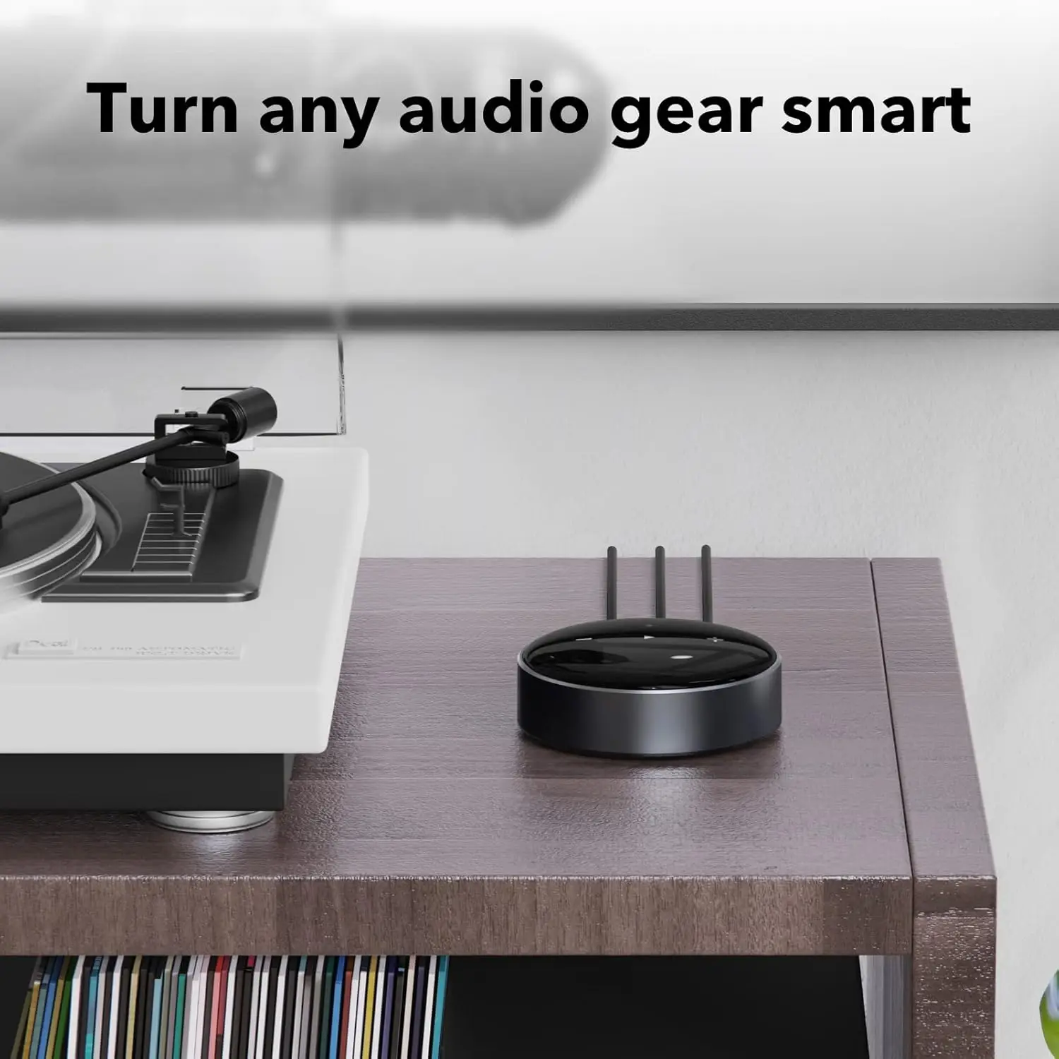 

2 Wireless Audio Streamer, Multiroom Stereo, Preamplifier, Works with Alexa and Siri Voice Assistants, Stream Hi-Res Audio