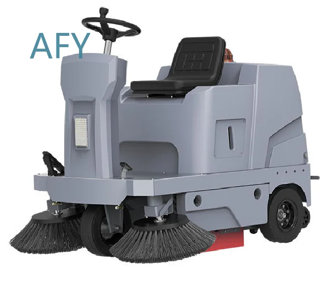 X3 Electric Ride-On Floor Sweeper for Cordless Street Sweeper 1300mm Sweeping Width 6000/hr Efficiency Industrial Cleaning