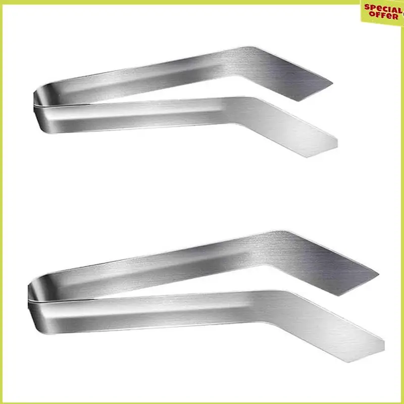 A34R 2PCS Seedling Transplant Tongs Remove Tongs Seedling Transplanting Tool Stainless Steel Gardening Plants Seedling