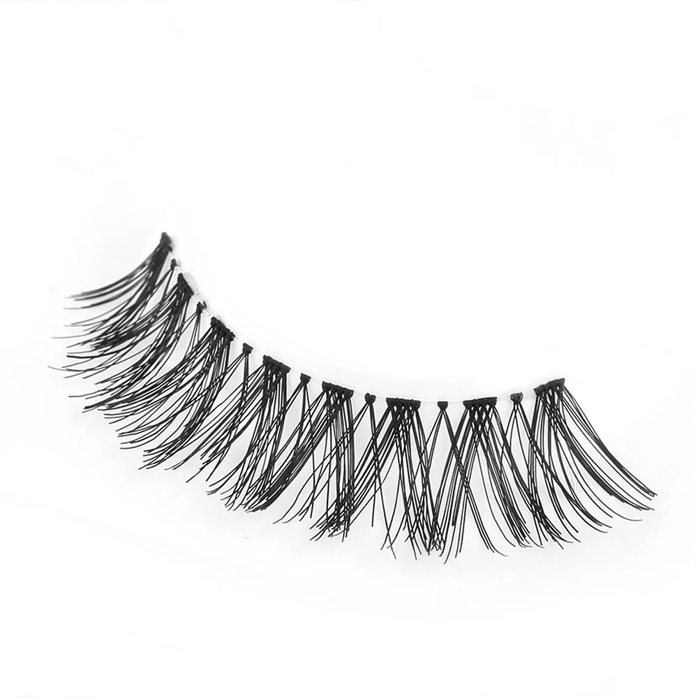 5 Pairs New Makeup Long False Eyelash Eye Lash Extension Cross Black