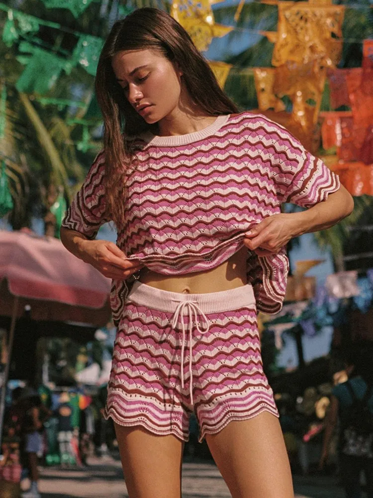 2026 feminino praia 2 peça define bikini cover-ups maiô topos e shorts de cintura alta sexy senhoras natação cobrir maiô