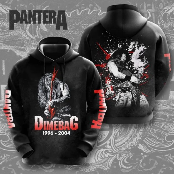 Popular Heavy Metal Rock Band Pantera Hoodies 3D Printing Men/Women Tracksuit Sweatshirt Long Sleeve Hip Hop Men'S Hoodie