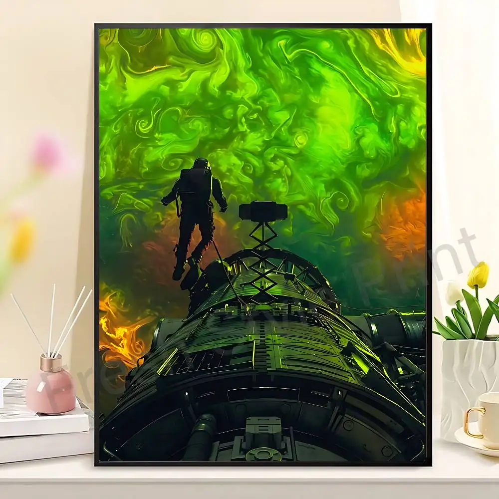 Ryan Gosling P-Project Hail M-Mary Anime Wall Art Canvas Painting Poster For Living Room Home Decor Decoration Picture