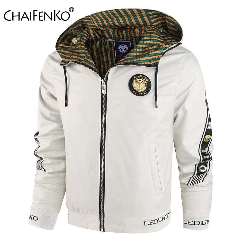 

Men Simple Fashion Waterproof Jacket New Outdoor Solid Keep Warm Comfortable Tops Spring Autumn Casual Versatile Hooded Coat Men