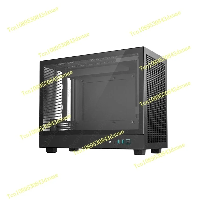 CH160 Small Case ITX Side Through-mesh Handle Case Long Graphics Card ATX Power Supply Type-C