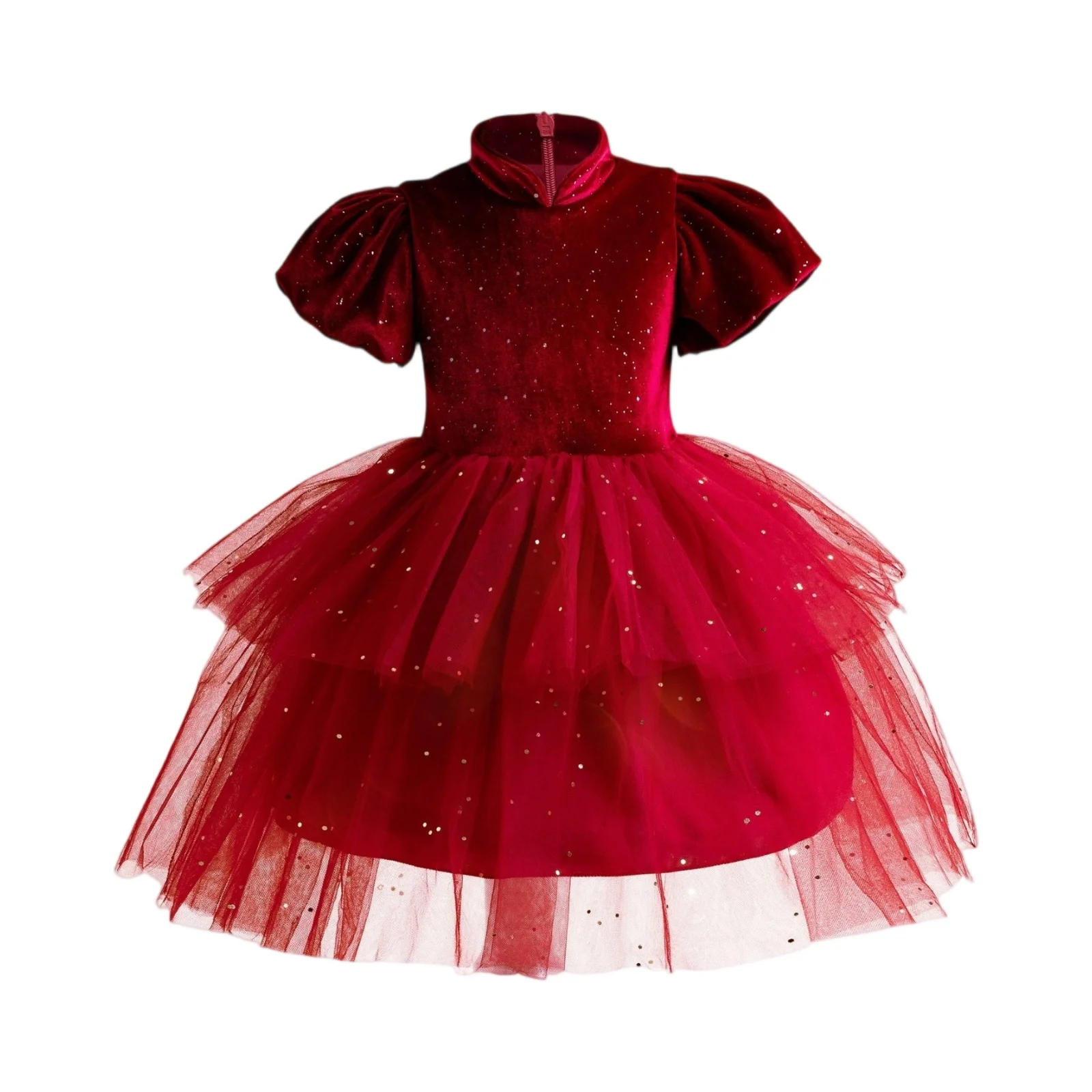 

Весеннее, летнее, осенне-летнее свадебное платье для девочек, белое платье принцессы с пышными рукавами на день рождения в западном стиле для девочек