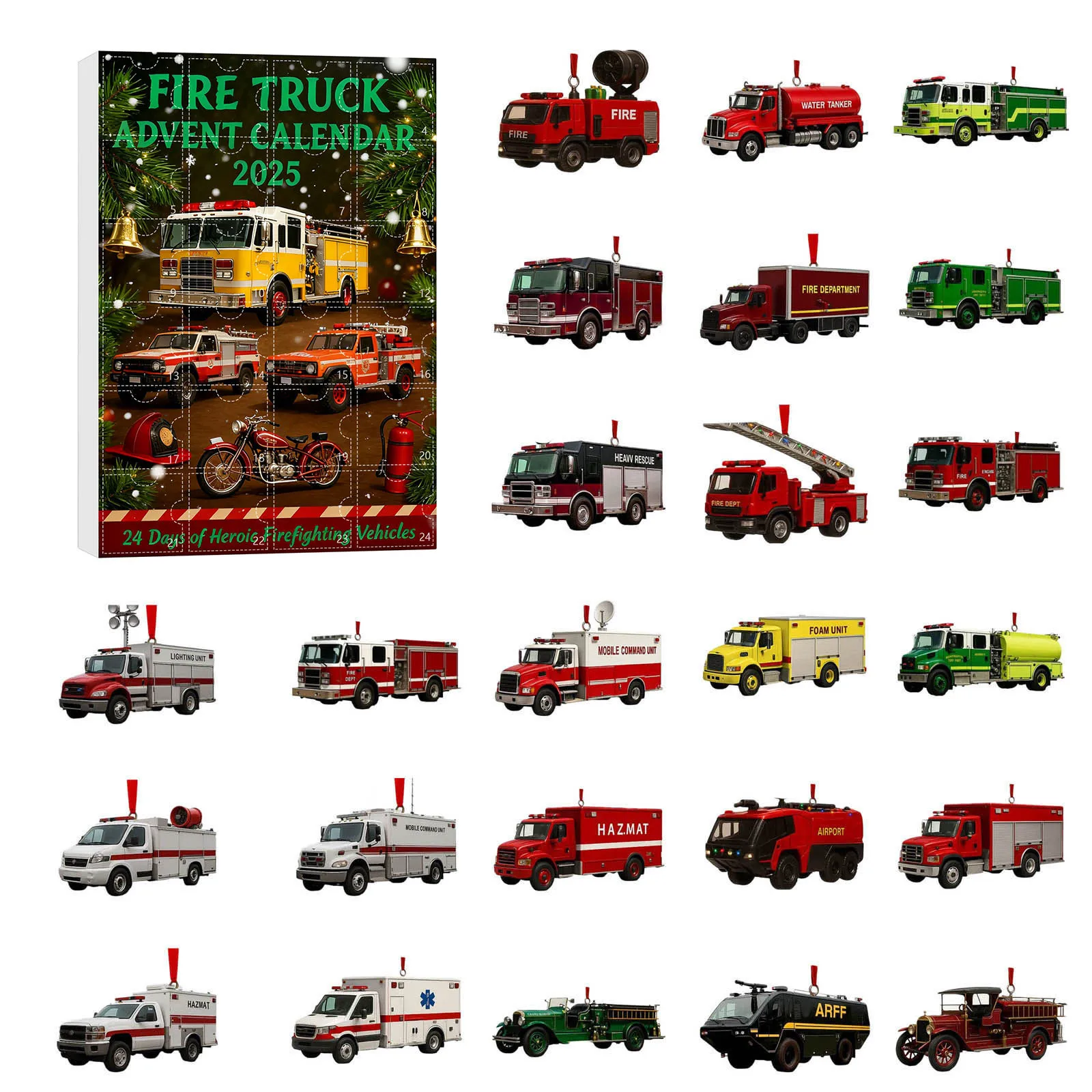 25 Days of Christmas Countdown for Cats Car Christmas Arrival Calendar 24 Day Christmas Surprises And Cute Kitchen Timer Flower