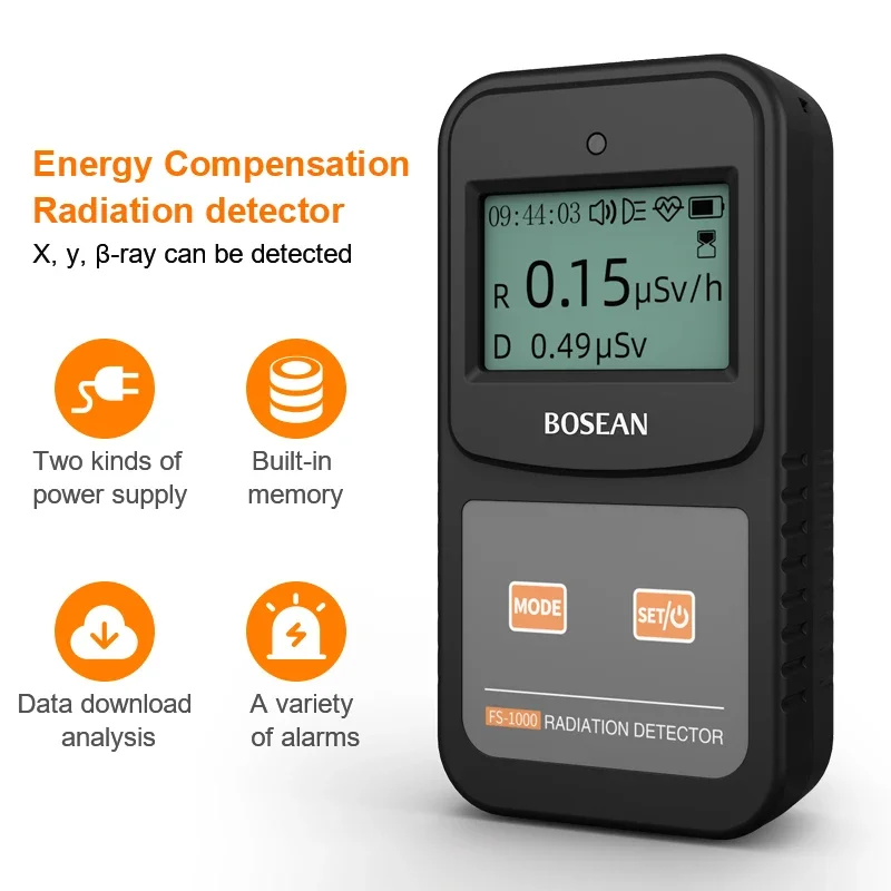 BOSEAN FS-1000 Geiger  based Detectors for Nuclear Radiation X - ray, Beta, Gamma and Nuclear Wastewater Analysis