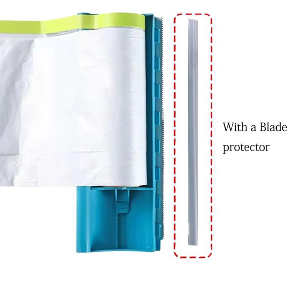 Masking Film Cutting Tool With Dispenser Adjustable Size PP Material For Auto Shading Film Tape Hand Tool